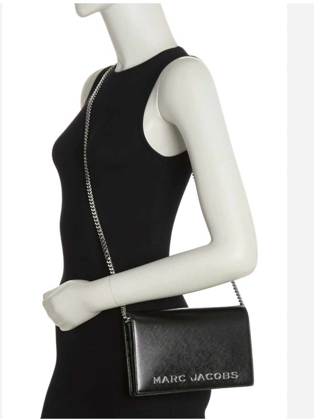 Marc Jacobs Black Leather Crossbody  Bag - Picture 11 of 11